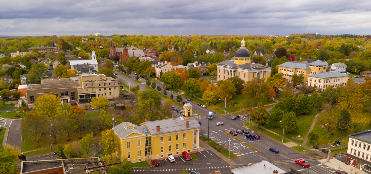 Panoramic Image of Canandaigua, NY